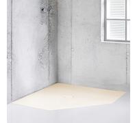 BetteFloor Caro receveurs de douche pentagonaux avec BetteGlasur Plus, 900x900mm, 7191-423PLUS