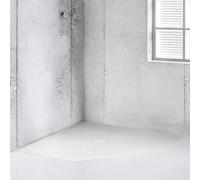 Bette Floor Caro Receveur de douche pentagonal, 7191-440PLUS,