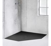 BetteFloor Caro receveurs de douche pentagonaux avec BetteGlasur Plus, 1000x1000mm, 7211-400PLUS