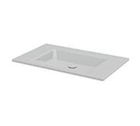 Bette Lavabo encastré BetteAqua A071-410PW 80x49,5cm, PW, argent
