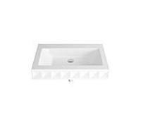 Bette Loft vasque murale A230-000SWV1A 82,5x52,5x10cm, 2000 rangées, sans trou pour robinetterie, blanc