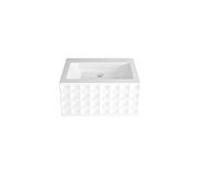Bette Loft vasque murale A230-000SWV4A 81,5x51x10cm, 4 rangées, sans trou pour robinetterie, blanc