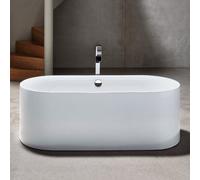 Bette Lux Oval Silhouette Baignoire en îlot, ovale, 3465-000CFXXS,PLUS+B605-901,