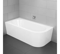 Bette Starlet Silhouette Baignoire d’angle, avec tablier, 6660-000CERVK,PLUS+B601-000,