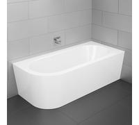 Bette Starlet Silhouette Baignoire d’angle, avec tablier, 6700-000CELVK+B605-901,
