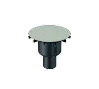 BetteAir Down Garniture d'écoulement, vertical, débit d'écoulement 0,6 l/s, avec antiglisse Pro, B599-410AY, Couleur: Argent mat