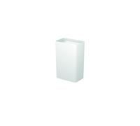 BetteArt Monolith lavabo, sans trou pour robinet, sans trop-plein, 600x400x100mm, A183-000PW, Couleur: Blanc avec Glasur Plus