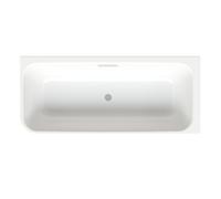 BetteArt V Baignoires en pose libre, semi-détachée, angle à droite, 2 places, 1850x800x420mm, 3480-000CELHK, Couleur: Blanc