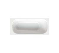 BetteClassic Baignoires rectangulaires, installation, 1 place, combinaison bain-douche, 1600x700x450mm, 1267-000, Couleur: Blanc