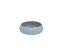 BetteCraft Coupe pour lavabos, ronde, sans trou pour robinet, sans trop-plein, 350x350x120mm, A240-418PW, Couleur: Satin bleu avec Glasur Plus
