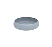 BetteCraft Coupe pour lavabos, ronde, sans trou pour robinet, sans trop-plein, 450x450x120mm, A241-418PW, Couleur: Satin bleu avec Glasur Plus