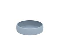 BetteCurve Coupe pour lavabos, ronde, sans trop-plein, 420x420x115mm, A245-418PW, Couleur: Satin bleu avec Glasur Plus