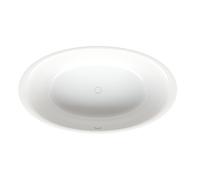 BetteEve Ovale Baignoire, version encastrable, 1800x1000x450mm, 6043-000PLUS, Couleur: Blanc avec Glasur Plus