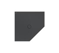 BetteFloor Caro receveurs de douche pentagonaux avec BetteGlasur Plus, 1000x1000mm, 7211-400PLUS, Couleur: Raven