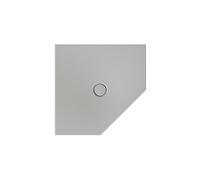 BetteFloor Caro receveurs de douche pentagonaux avec BetteGlasur Plus, 900x900mm, 7191-413PLUS, Couleur: Dust matt