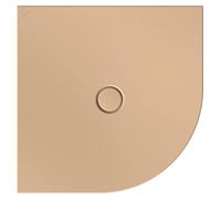 BetteFloor Corner receveurs de douche quart de cercle avec BetteGlasur Plus, 900x900mm, 5421-003PLUS