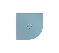 BetteFloor Corner receveurs de douche quart de cercle avec BetteGlasur Plus, 900x900mm, 5421-418PLUS, Couleur: Bleu satin mat
