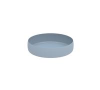 BetteLiv vasque pour lavabos, ronde, sans trop-plein, 420x420x100mm, A243-418PW, Couleur: Satin bleu avec Glasur Plus