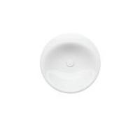 BetteLux Oval encastré bassin A220000PW 50x50x0,8 cm, sans trou du robinet et trop - plein, Glaze plus