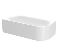BetteLux Oval IV Silhouette Baignoires d'angle, 2 inclinaisons du dossier, installation dans le coin gauche, 1950x950x450mm, 3427-000CERVS, Couleur: Blanc