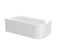 BetteLux Oval IV Silhouette Baignoires d'angle, 2 inclinaisons du dossier, installation dans le coin gauche, 1750x800x450mm, 3425-000CERVS, Couleur: Blanc