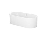 BetteLux Ovale Silhouette Baignoire îlot, en pose libre, 2 inclinaisons du dossier, 1900x900x450mm, 3467-000CFXXS,Plus, Couleur: Blanc avec Glasur Plus