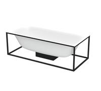 BetteLux Shape Baignoires rectangulaires îlot, 2 inclinaisons du dossier, 1800x800x450mm, 3452-000AS, Couleur: Blanc avec faux antidérapant