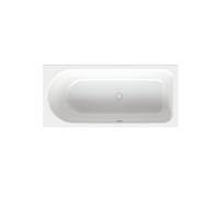 BetteOcean Baignoires rectangulaires, installation, trop-plein à droite, côté pieds à droite, 1500x700x450mm, 8859-000Plus, Couleur: Blanc avec Glasur Plus