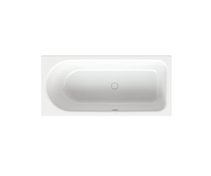 BetteOcean Baignoires rectangulaires, installation, trop-plein à droite, côté pieds à droite, 1500x700x450mm, 8859-000Plus, Couleur: Blanc avec Glasur Plus