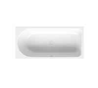 BetteOcean Baignoires rectangulaires, installation, trop-plein à droite, côté pieds à droite, 1700x800x450mm, 8865-000AS, Couleur: Blanc avec faux antidérapant