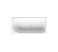 BetteOcean Low-Line Baignoires rectangulaires, trop-plein à l'arrière, côté pieds à droite, 1500x700x380mm, 8841-000Plus, Couleur: Blanc avec Glasur Plus