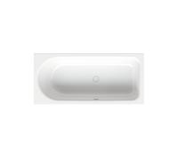 BetteOcean Low-Line Baignoires rectangulaires, trop-plein à l'avant, côté pieds à droite, 1500x700x380mm, 8842-000Plus, Couleur: Blanc avec Glasur Plus