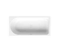BetteOcean Low-Line Baignoires rectangulaires, trop-plein à l'avant, côté pieds à droite, 1700x800x380mm, 8837-000Plus, Couleur: Blanc avec Glasur Plus