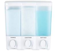 Better Living Products 72350 Clear Choice Distributeur de Douche 3 Chambres Blanc