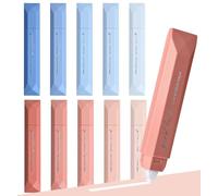 BetterJonny 10 PCS Rubans Correcteurs, 6mx5mm Souris Correcteur Blanc avec Capuchon Protecteur Correcteur Souris Rouleaux de Correction Roller pour Papeterie Fourniture Scolaire(5Bleu+5Rose)