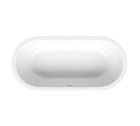 BetteStarlet Flair Oval Baignoire ovale à encastrer, 2 places, ovale, 1880x880x420mm, 8775-000Plus, Couleur: Blanc avec Glasur Plus