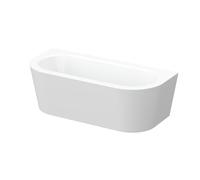 BetteStarlet I Silhouette Baignoires en applique, 2 places, 1750x800x420mm, 8310-000CWVVK,Plus, Couleur: Blanc avec Glasur Plus