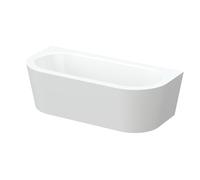 BetteStarlet I Silhouette Baignoires en applique, 2 places, 1850x850x420mm, 8320-000CWVVK,Plus, Couleur: Blanc avec Glasur Plus