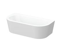 BetteStarlet I Silhouette Baignoires en applique, 2 places, 1950x950x420mm, 8325-000CWVVK,AS, Couleur: Blanc avec faux antidérapant