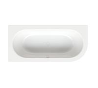 BetteStarlet IV Baignoire à encastrer, forme spéciale, 2 places, forme intérieure ovale, coin à gauche, 1850x850x420mm, 6670-000Plus, Couleur: Blanc avec Glasur Plus