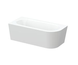 BetteStarlet IV Silhouette Baignoires d'angle, semi-indépendante, coin gauche, 1650x750x420mm, 6650-000CERVK, Couleur: Blanc