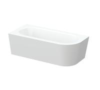 BetteStarlet IV Silhouette baignoires d'angle, semi-indépendante, coin gauche, 1750x800x420mm, 6660-000CERVK,AS, Couleur: Blanc avec faux antidérapant