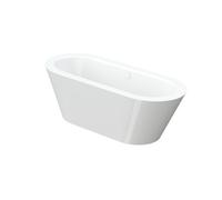 BetteStarlet Ovale Silhouette Baignoire îlot, à poser, ovale, 2 places, 1650x750x420mm, 2720-000CFXXK,AS, Couleur: Blanc avec faux antidérapant