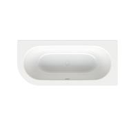 BetteStarlet V Baignoire à encastrer, forme spéciale, 2 places, forme intérieure ovale, coin à droite, 1650x750x420mm, 6680-000Plus, Couleur: Blanc avec Glasur Plus