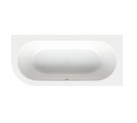 BetteStarlet V Baignoire à encastrer, forme spéciale, 2 places, forme intérieure ovale, coin à droite, 1850x850x420mm, 6700-000, Couleur: Blanc