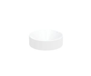 BetteSuno lavabo à poser, rond, sans trou pour robinet, sans trop-plein, 340x340x100mm, A250-000, Couleur: Blanc