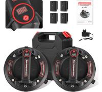 Bettizia 2x Ventouse électrique 8" Ventouse à vide Soulève-verre Soulève-verre à vide Avec 4X 3000mAh batterie Vide fort pour Heavy Duty