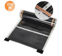 Bettizia Chauffage au sol infrarouge 220 Watt/m2 électrique Plancher chauffant adapté à 8m2 PLANCHER CHAUFFANT
