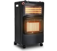 Bettizia Chauffage radiant à gaz Chauffage à gaz 4200 watts y compris tuyau, brûleur céramique infrarouge, bouteilles de butane ou de propane jusqu'à 15kg
