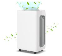 Bettizia Déshumidificateur 26L/jour jusqu'à 30㎡, déshumidificateur y compris réservoir d'eau 4.5L, vidange automatique, minuterie 24H, protection anti-débordement, 43dB, déshumidificateur
